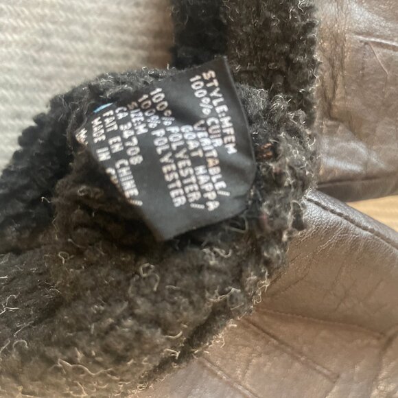 Leather Mittens - Picture 4 of 4